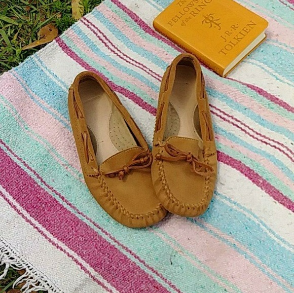 Lands' End Shoes - Land's End Leather Moccasins
